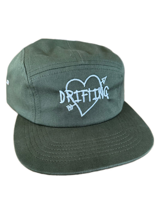 I <3 DRIFTING 5 panel hat