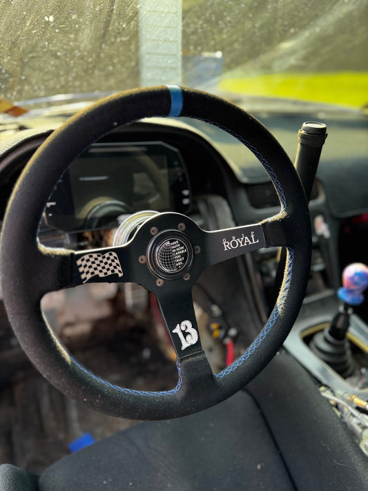 Grip Royal / ONE3Racing Collab steering wheel