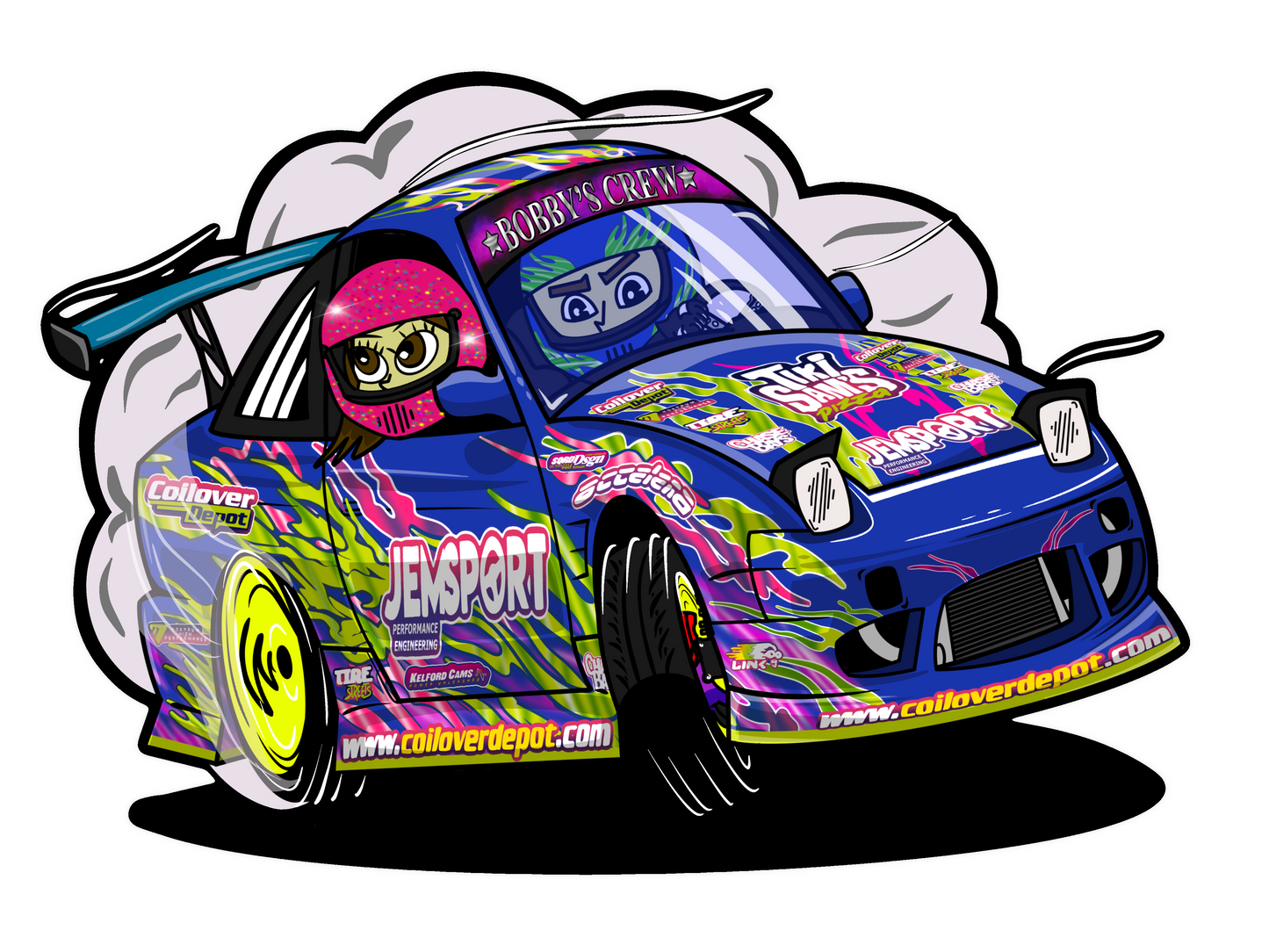 Passenger Princess Sticker